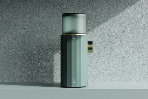 This coffee grinder looks like it should belong in an art gallery! – Yanko Design Le Manoosh, Cmf Design, Coffee Powder, Yanko Design, Cup Of Joe, Electric Toothbrush, Coffee Grinder, Heart And Mind, Fresh Design