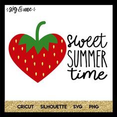 Love this cute free svg that features a heart shaped strawberry and says, "Sweet Summertime." Perfect to make a cute shirt for you kiddos this summer using heat transfer vinyl. Don't miss our HUGE library of free svgs while you're here! Tumbler Sayings, Heart Shaped Strawberry, Vintage Booth Display, Huge Library, Cricket Projects, Free Svgs, Circuit Ideas, Yard Cards, Sweet Summertime