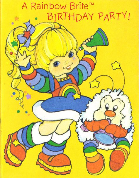 Hallmark Cards :: "A Rainbow Brite BIRTHDAY PARTY!" ii (( … | Flickr Rainbow Brite Party, Rainbow Brite Birthday, Ghostbuster Party, School Toys, Cartoons 80s 90s, 80 Cartoons, 1980s Childhood, 80s Cartoon, 90s Cartoons