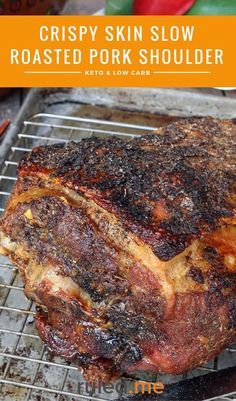 Pork Shoulder Recipes Oven, Pork Shoulder Picnic Roast, Roasted Pork Shoulder Recipes, Pork Shoulder Picnic, Roasted Pork Shoulder, Slow Roasted Pork Shoulder, Picnic Roast, Pork Roast In Oven, Pork Shoulder Recipes