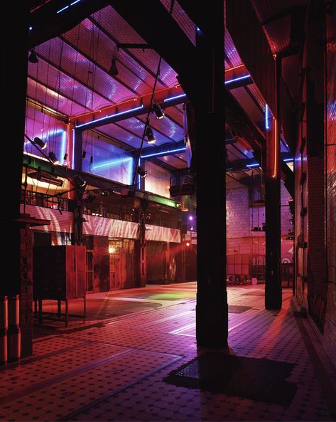 Vitra Design Museum Puts Nightclubs in the Spotlight – SURFACE Industrial Nightclub, Night Club Design, Club Culture, Club Nightclub, Nightclub Design, Vitra Design Museum, Vitra Design, Neon Room, Night Fever