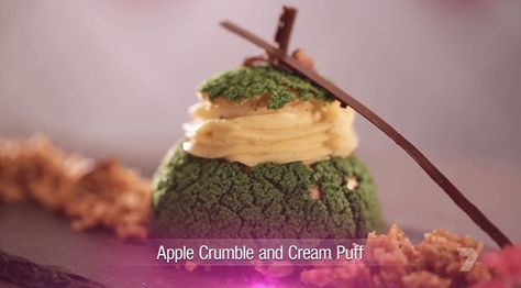 Zumbo Recipes, Zumbo Desserts, Zumbo's Just Desserts, Adriano Zumbo, Plated Dessert, Recipes Around The World, Fancy Desserts, Apple Crumble, Bakery Cakes