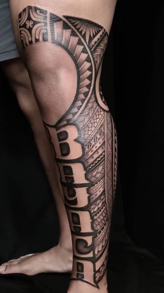 Cool Name Tattoos, Last Name Tattoos For Men, A Name Tattoo, Polynesian Names, Forearm Name Tattoos, Last Name Tattoos, Polynesian Tattoo Sleeve, Name Tattoo Ideas, Cool Name