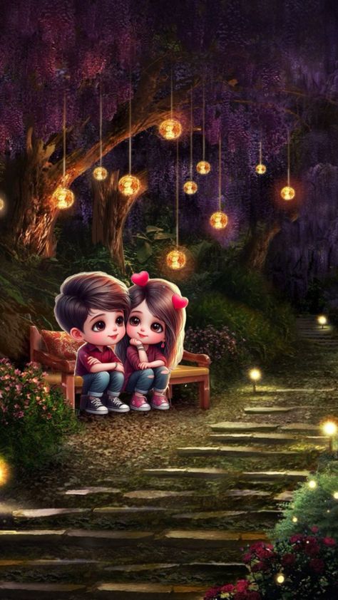 Couple Hd Wallpaper, Cute Cartoon Couples, Cute Cartoon Couples Wallpapers, Cute Wallpapers For Android, Cartoon Couples, Love Cartoon, Beautiful Christmas Scenes, Romantic Love Images, Love Couple Wallpaper