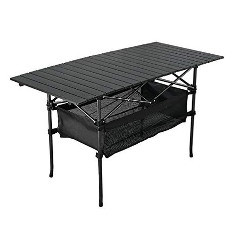 WUROMISE Sanny Outdoor Folding Portable Picnic Camping Table, Aluminum Roll-up Table with Easy Carrying Bag for Indoor,Outdoor,Camping, Beach,Backyard, BBQ, Party, Patio, Picnic. For product & price info go to: https://all4hiking.com/products/wuromise-sanny-outdoor-folding-portable-picnic-camping-table-aluminum-roll-up-table-with-easy-carrying-bag-for-indooroutdoorcamping-beachbackyard-bbq-party-patio-picnic/ Backyard Bbq Party, Folding Camping Table, Beach Backyard, Bbq Table, Folding Picnic Table, Patio Picnic, Outdoor Folding Table, Camping Beach, Outdoor Picnic Tables