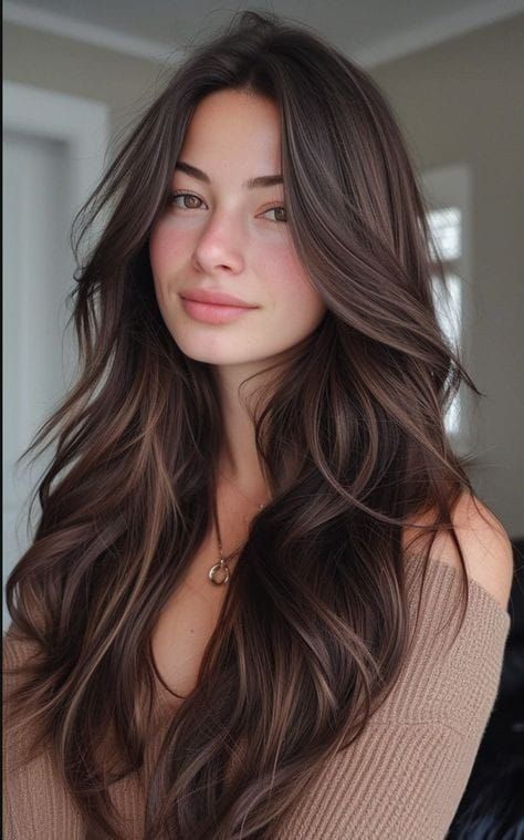 Low Maintenance Hair Color Brown, Brunette Hair Color Fair Skin, Hair Goal, Brown Hair Looks, Brown Hair Inspo, Oval Face Haircuts, Mommy Makeover, Oval Face Hairstyles, Hair 2024