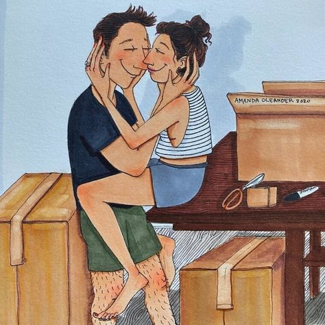 40+ Drawings That Show What Really Happens In Every Relationship - Kueez Drawing Relationship, Amanda Oleander, Couple Illustrations, Relationship Drawings, Prom Photos, Couple Relationship, What Really Happened, Romantic Art, When You Love