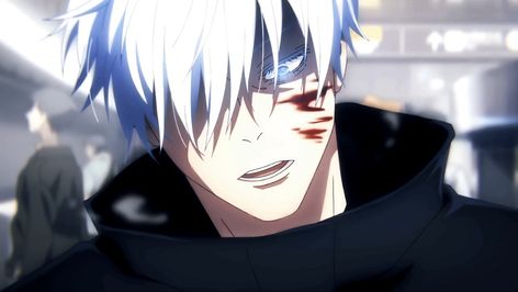 Gojo Satoru Discord Banner, Anime Breathing Out, Live Wallpaper For Discord, Gojo Satoru Gif Wallpaper, Gojo Gifs Icons, Gojo Satoru Breathing, Breathing Animation Reference, Jujutsu Kaisen Discord Banner, Gojo Discord Banner