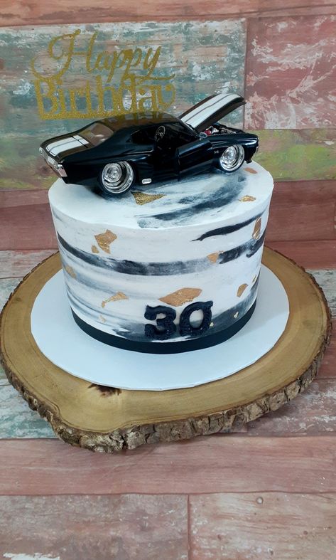 Camaro Cakes For Men, Sports Car Cake For Men, Dodge Cake Ideas, Race Car Cake For Men, Mustang Car Cake, Car Guy Cake, Car Themed Birthday Cake For Men, Fast And Furious Cakes Birthday, Sports Car Birthday Cake