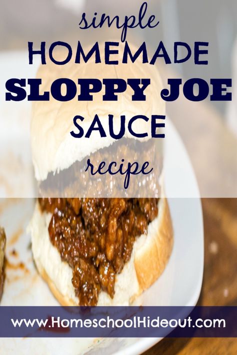 Oh em gee! That was the best homemade Sloppy Joe sauce recipe I've ever had. Fast and easy and best of all, I had ALL the ingredients in my fridge! Diy Manwich Sauce Sloppy Joe, Diy Manwich Sauce, Diy Sloppy Joe Sauce Easy, Diy Sloppy Joe Sauce, Sloppy Joe Sauce Recipe, Homemade Manwich, Homemade Sloppy Joe Sauce, Chicken Sloppy Joes, Slow Cooker Sloppy Joes