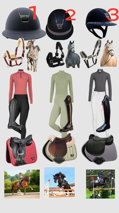 Pick a number/ a side Horse Tack Aesthetic, Riding Horses Outfit, Pick A Number, Equestrian Jumping, Horse Riding Outfit, Equestrian Aesthetic, Horse Riding Tips, Horse Riding Clothes, Cute Horses