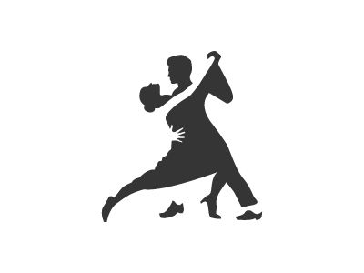 Dance Logo by Angel Veselinov Pilates Logo, Indian Flag Images, Salsa Dancer, Dance Logo, Shading Drawing, Dancer Silhouette, Tango Dancers, Past Life Regression, Dance Paintings