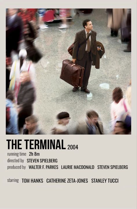 Minimalistic Polaroid Poster, Tom Hanks Movies, Steven Spielberg Movies, Best Teen Movies, Film Polaroid, Stanley Tucci, Jfk Airport, Movie Card, Movie Teaser