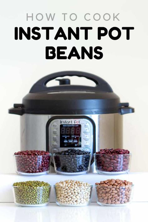 Pinto Beans Instant Pot, Black Beans Instant Pot, Instant Pot Beans, Instant Pot Pinto Beans, Beans Instant Pot, Instant Pot Black Beans, Pot Beans, Cooking Beans, Healthy Lasagna