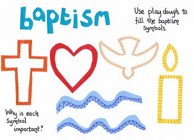 Flame: Creative Children's Ministry: Baptism Symbols Play Dough Mat Jesus Baptism Craft, Baptism Craft, Gospel Project, Catholic Kids Activities, Religion Activities, Children Bible, Jesus Crafts, Baptism Of Christ, Play Dough Mats