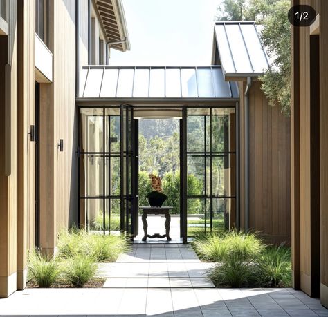 Lindal Homes, Glass Walkway, Clements Design, Glass Porch, Instagram Los Angeles, Cottage Porch, Irish Cottage, Studios Architecture, Modern Cottage