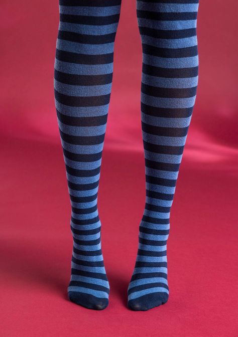 indigo/flax blue L,XL,S/M Striped Tights Outfit, Shop For Clothes, Cotton Tights, Striped Tights, Scandinavian Fashion, Essential Dress, Little Outfits, Tights Outfit, Swaggy Outfits