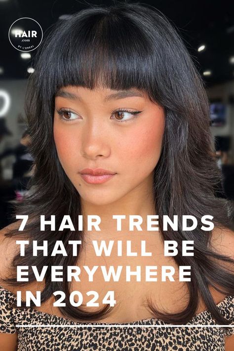 Pro stylists break down the styles, cuts, and colors you’ll see everywhere in 2024. Long Hair Trends, Fall Hair Cuts, Edgy Hair, Long Bob Hairstyles, Trending Haircuts, Haircuts For Long Hair, Trending Hairstyles, Prom Hairstyles, Short Curly Hair