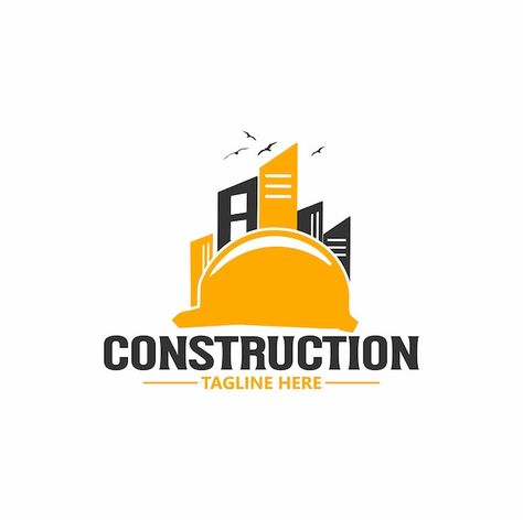 Construction amazing logo design | Premium Vector #Freepik #vector #builder #contractor #home-builder #house-construction Contractor Logo, Builder Logo, Construction Company Logo, Construction Games, Ganesh Wallpaper, How To Become Smarter, Logo Idea, House Construction, Construction Logo