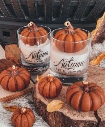 Thanksgiving Candle Ideas, Autumn Candles, Candle Making Recipes, Homemade Scented Candles, Candles Ideas, Autumn Candle, Diy Candles Scented, Dessert Candles, Creative Candles