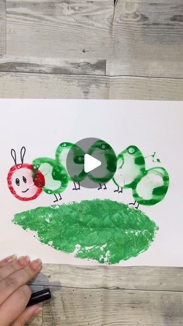 23K likes, 22 comments - home_is_wherethe_art_is on June 7, 2024: "❤️💚The Very Hungry Caterpillar 🐛 This is so much fun!! Mix up some bubble paint (a small amount of paint with dish soap) and use a cookie cutter or cardboard tube to print on your bubbles to make a caterpillar shape! Next paint your leaf and print it onto the paper. Use markers to add legs, eyes and antennae 💚❤️ #crafts #craft #crafting #kidscrafts #craftsforkids #easycrafts #preschoolactivities #preschoolcrafts #preschoolat Very Hungry Caterpillar Craft, Caterpillar Craft Preschool, Caterpillar Activity, Bubble Paint, Caterpillar Activities, Hungry Caterpillar Craft, Hungry Caterpillar Activities, Caterpillar Craft, Art Activities For Toddlers