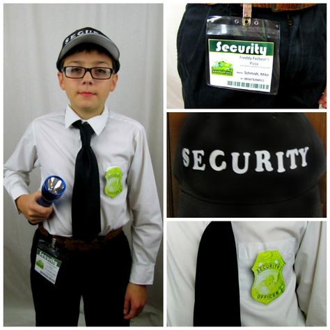 DIY Five Nights at Freddy’s Security Guard Costume for Halloween (or CosPlay) Security Guard Outfit, Security Guard Costume, Guard Outfit, Freddy Costume, Guard Costume, Fnaf Security Guards, Fnaf Costume, Night Guard, Fnaf Night Guards