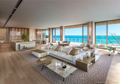 Penthouse Miami, Miami Beach Penthouse, Penthouse Luxury, Miami Apartment, Beach Penthouse, Miami Life, Luxury Penthouse, Miami Real Estate, Luxury Apartments