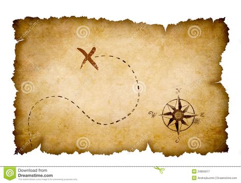 A treasure map is a map that marks the location of buried treasure, a lost mine, a valuable secret or a hidden locale. Old Treasure Map, Treasure Maps For Kids, Pirate Map, Pirate Treasure Maps, Map Template, Map Outline, Treasure Map, Pirate Treasure, Free Art Prints