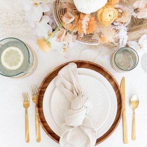 The Little Market (@thelittlemarket) • Instagram photos and videos Wooden Dinnerware, Wood Plate Chargers, Wood Cooking Utensils, Acacia Wood Bowl, Wood Serving Platter, Wood Chargers, Glass Dinnerware, Spring Tablescapes, Wood Plate