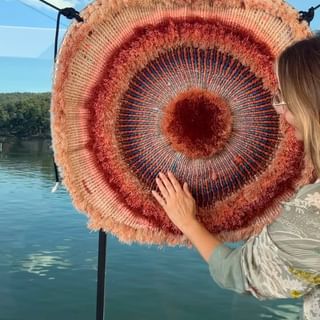 Tammy Kanat (@tammykanat) • Instagram photos and videos Tammy Kanat, Work Looks, All Of Us, Jellyfish, Diy Art, The End, Macrame, Tapestry, Textiles