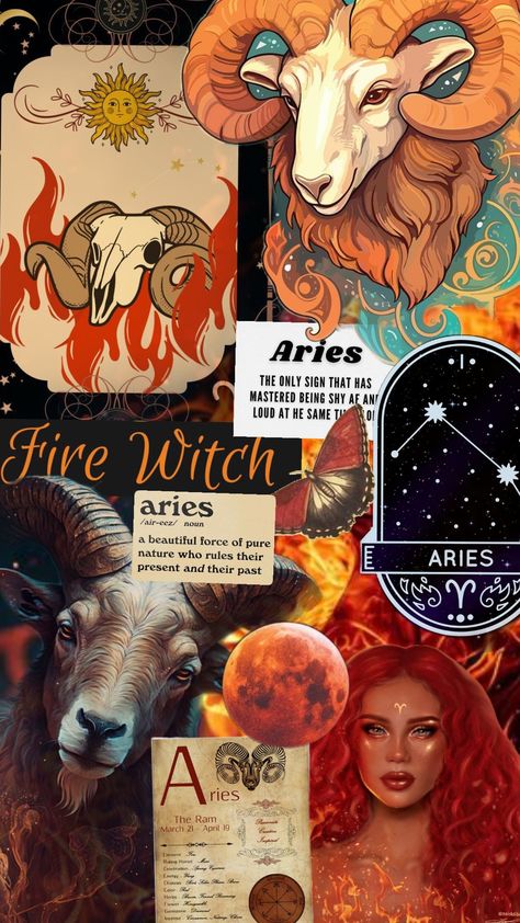 #zodiac#aries#fire#sign Aries Season Aesthetic, Fire Sign Aesthetic, Aries Astethic, Aries Moon Aesthetic, Aries Collage, Astrological Aesthetic, Aries Fire Sign, Zodiac Halloween, Astrology Prints