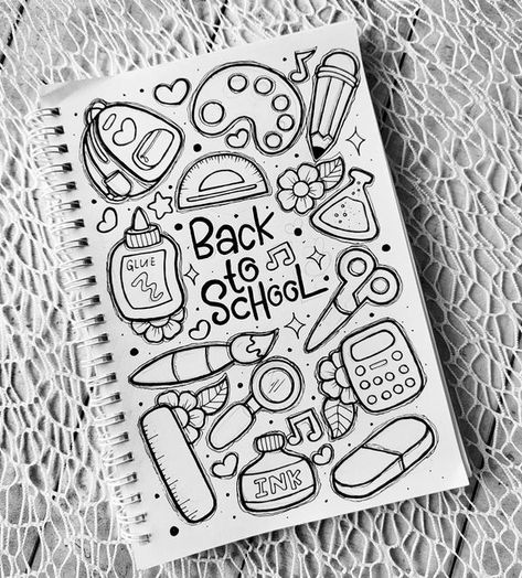 Art Tutorials Drawing Sketches, Relaxing Coloring Pages, Easy Doodle, Easy Doodles, Easy Doodle Art, Cute Doodle, Easy Doodles Drawings, Cute Doodles Drawings, Book Art Diy