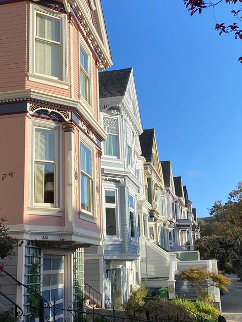 San Francisco City Aesthetic, California Aesthetic San Francisco, Fall San Francisco, Sam Fransisco Aesthetic, Sanfransico Aesthetic, San Fran Aesthetic, Sanfransico California, San Francisco Painted Ladies, San Francisco Aesthetic