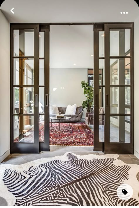 Modern Door Interior Design, Interior Folding Glass Doors, Sliding Door Kitchen Design, Sliding Indoor Doors, Glass Kitchen Door Ideas, Sliding Door Design Living Room, Antique French Doors Interior, Glass Door Design Interiors, Glass Doors Interior Modern