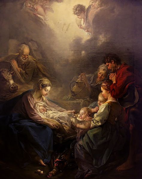 Return of the King: The Charm of Home #ReturntoGod Francois Boucher, Nativity Painting, Catholic Christmas, Biblical Art, Jesus Christus, Birth Of Jesus, National Gallery Of Art, Jesus Art, Light Of The World