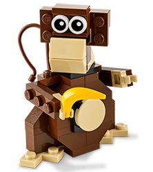 LEGO Monkey FREE LEGO Monkey Mini Model Build at Lego Stores on 8/5! Free On Your Birthday, Lego Themed Party, Free Lego, Lego Monkey, Lego Animals, Lego Store, Lego Craft, Mini Model, Lego House