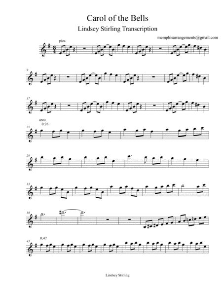 Lindsey Stirling Carol Of The Bells Violin Part Sheet Music By Lindsey Stirling - Digital Sheet Music For - Download & Print A0.815203 | Sheet Music Plus Carol Of The Bells Violin, Violin Parts, Carol Of The Bells, Christmas Sheet Music, Violin Sheet, Violin Sheet Music, Character Board, Lindsey Stirling, Violin Music