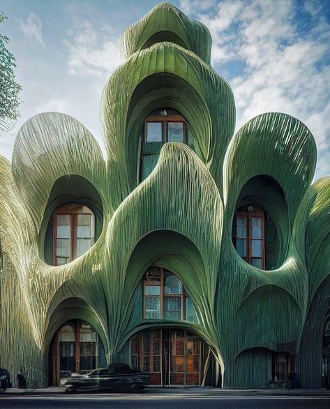 Dreamscape Architecture, Crazy Houses, Deconstructivism, Future Architecture, Unusual Buildings, Parametric Architecture, Art Nouveau Architecture, Interesting Buildings, Amazing Buildings