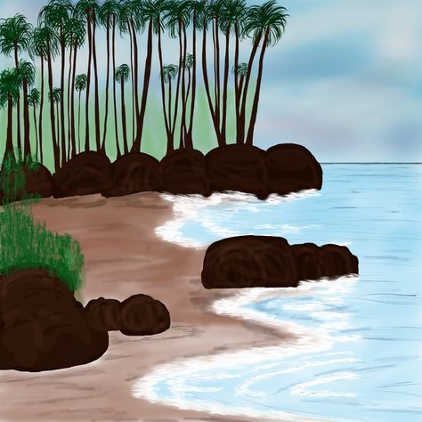 Beach view,landscape painting in procreate,digital drawing,nature art #landscapeartists #naturelovers #beachside #beachvibes #beachwaves #procreatedrawing #digitalarttutorial #beachdestination #drawthisinyourstylechallenge @artlifewithme Drawing Of A Beach, Digital Art Landscape, Drawing Nature, Procreate Drawing, View Landscape, Beach Side, Create Drawing, Landscape Drawings, Beach View