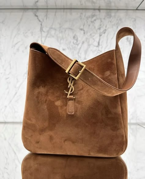 Ysl Bag Suede, Ysl 5 A 7 Bag, Ysl Suede Bag, Ysl 5 A 7, Ysl Hobo Bag, Classy Autumn, Lace Charms, Suede Hobo Bag, Fashion Watercolor