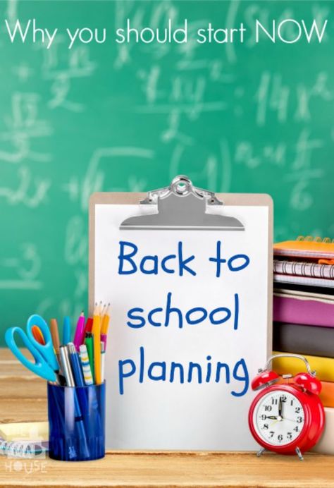 Back to school planning - why you should start NOW.  5 tips to make the back to school transition easier for everyone and why it is important to think about back to school long before the actual date Organizing Supplies, School Planning, School Transition, School Plan, Communion Party, Leather Baby Shoes, The Rush, Hudson Baby, School Logo