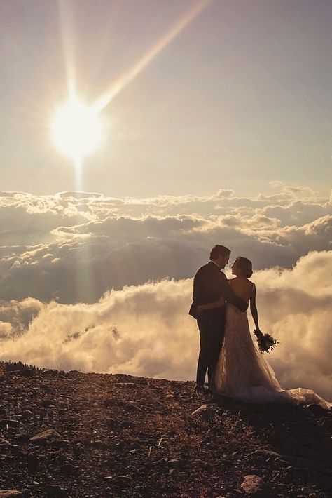 Heli Elopement, Whistler Elopement, Sunset Elopement, Magical Sunset, Whistler Bc, The Vision, Mountain Top, Whistler, Intimate Weddings