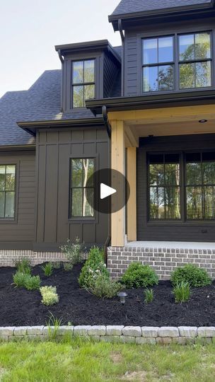 243K views · 6.3K reactions | If it was such a bad idea, why do I love it so much? 😜

If you painted your house black (or are going to) comment below with what color you chose.

For those who don’t know we used Sherwin-Williams paint in the color Black Magic and used satin sheen.

Now, how long before the haters start commenting ⏱️😘
• no, my house doesn’t get hot
• no, my electricity bills are not high
• yes, it could fade faster than white
• no, birds do not poop all over my house
• if it’s a trend, I don’t care

#noregrets #didsomethingbad #blackexterior #blackpaint #modernblackfarmhouse #swblackmagic #blackexteriorhome #paintitblack #blackismyhappycolor #housepainting #modernfarmhouse | ourforevertnfarmhouse | Taylor Swift · I Did Something Bad I Did Something Bad, Pretty Homes, The Color Black, Paint Your House, Black Farmhouse, Exterior House Color, House Color, Something Bad, Bad Idea