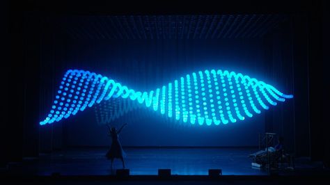 2047 Apologue / peopleofdesign Chinese Folk Art, Contemporary Ballet, Weaving Machine, Interactive Installation, Maxon Cinema 4d, Illusion Art, Dance Art, Light Installation, Creative Industries