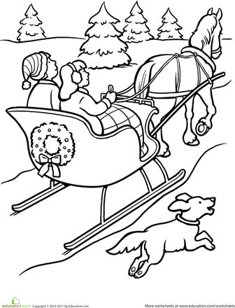 Worksheets: Sleigh Ride Coloring Page Santa Coloring Pictures, Santa Claus Drawing, Merry Christmas Coloring Pages, Santa Claus Pictures, Santa Coloring Pages, Christmas Tree Drawing, Free Christmas Coloring Pages, Santa Claus Images, Christmas Coloring Sheets