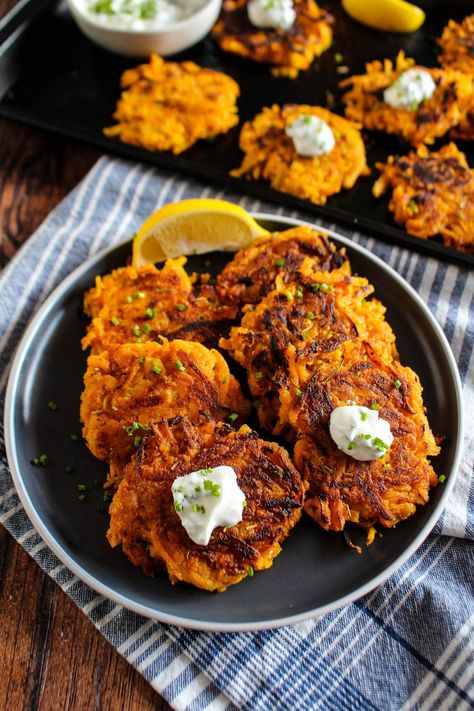 Butternut Squash Fritters | Frugal Nutrition Leftover Butternut Squash, Squash Flour, Butternut Squash Fritters, Fritters Recipes, Squash Patties, Savory Butternut Squash, Squash Fritters, Squash Varieties, Potato Fritters