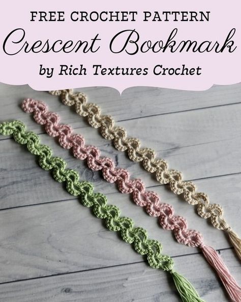 Free Crochet Patterns For Gift Ideas, Crochet Thread Bookmarks Free Patterns, Crochet Pattern For Bookmarks, Crochet Projects Small Ideas, How To Crochet Book Marks, Free Crochet Bookmarks Patterns, Crochet Thread Bookmark Patterns Free, Crochet Bookworm Bookmark Free Pattern, Crochet Easy Bookmark