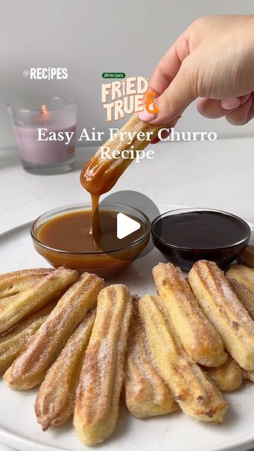 Recipes on Instagram: "You’ll be amazed at how easy it is to make these Air Fryer Churros. They’re incredibly delicious and so fun to make ✨

#airfryerchurros #airfryer #churros #homemadechurros #airfryerrecipes #easyrecipes #desserts" Churros Recipe Air Fryer, Churros Recipe Easy Air Fryer, Airfryer Churros, Air Fryer Churros, Homemade Churros Recipe, Churro Recipe, Homemade Churros, Churros Recipe, Airfryer Recipes