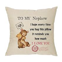 Funny Cushions, Wedding Throw, Funny Throw Pillows, Nanny Gifts, Nephew Gifts, Nephew Birthday, Grandson Gift, Auntie Gifts, Garden Pillows