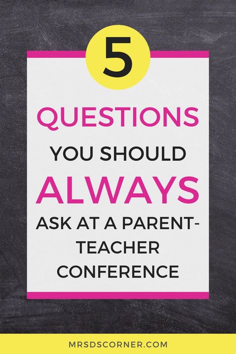 As a parent, it can be hard to know exactly what to expect at parent teacher conference. Parents come hoping to better understand their child and how he or she is doing in school. While these conferences help parents and teachers gain insight into how a student is doing, when parents ask the right questions, they can learn even more about their child and the classroom. In this blog post, you'll learn 5 questions teachers wish every parent would ask at parent-teacher conferences and why. Things To Ask At Parent Teacher Conference, Questions To Ask At Parent Teacher Conference, Parent Teacher Conference Questions, Parent Teacher Conference Ideas, Parent Teacher Conferences Outfit, Parent Teacher Conferences Questions, Parent Teacher Conference Notes, Parent Teacher Interviews, Teacher Documentation